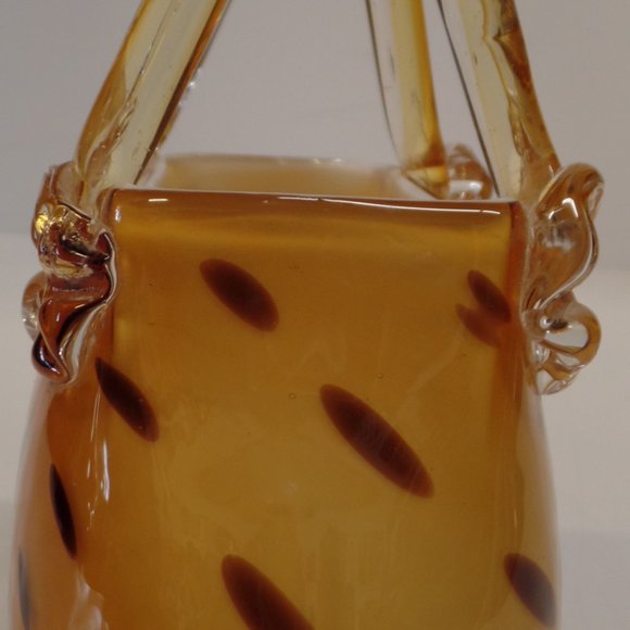 GLASS PURSE-HAND BLOWN VERY ATTRACTIVE-PERFECT CON - Picture 4 of 12